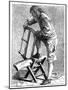 A Wood Cutter, 1737-1742-Bouchardon-Mounted Giclee Print