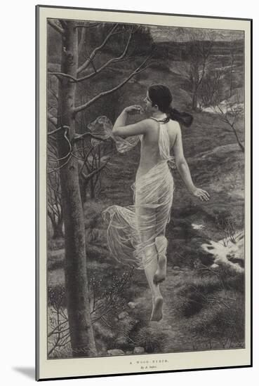 A Wood-Nymph-Alfred Seifert-Mounted Giclee Print