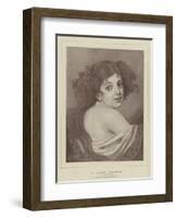 A Wood Nymph-Jean Baptiste Greuze-Framed Giclee Print