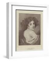 A Wood Nymph-Jean Baptiste Greuze-Framed Giclee Print