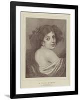 A Wood Nymph-Jean Baptiste Greuze-Framed Premium Giclee Print