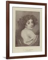 A Wood Nymph-Jean Baptiste Greuze-Framed Giclee Print