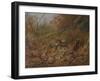 A Woodcock Nesting in Autumn Leaves-Archibald Thorburn-Framed Giclee Print