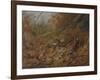 A Woodcock Nesting in Autumn Leaves-Archibald Thorburn-Framed Giclee Print