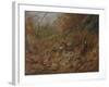 A Woodcock Nesting in Autumn Leaves-Archibald Thorburn-Framed Giclee Print