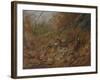 A Woodcock Nesting in Autumn Leaves-Archibald Thorburn-Framed Giclee Print