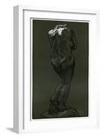 A Woodcut after a Statue by Rodin, 1898-Auguste Lepere-Framed Giclee Print