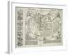 A Woodcut Map of the World, Copied from Ptolemy, 1493-Hartmannus Schedel-Framed Giclee Print