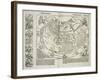 A Woodcut Map of the World, Copied from Ptolemy, 1493-Hartmannus Schedel-Framed Giclee Print