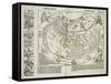 A Woodcut Map of the World, Copied from Ptolemy, 1493-Hartmannus Schedel-Framed Stretched Canvas