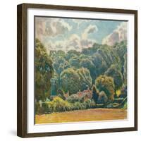 'A Wooded Hillside, Upton Grey', c1914-Emile Claus-Framed Giclee Print