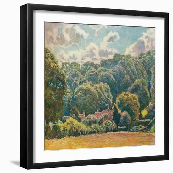 'A Wooded Hillside, Upton Grey', c1914-Emile Claus-Framed Giclee Print