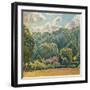 'A Wooded Hillside, Upton Grey', c1914-Emile Claus-Framed Giclee Print