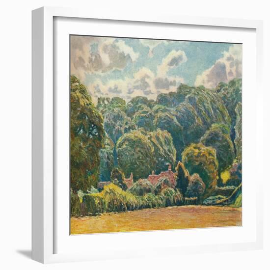 'A Wooded Hillside, Upton Grey', c1914-Emile Claus-Framed Giclee Print