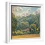 'A Wooded Hillside, Upton Grey', c1914-Emile Claus-Framed Giclee Print