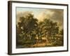 A Wooded Landscape, 1828 (Oil on Panel)-James Stark-Framed Giclee Print