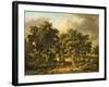 A Wooded Landscape, 1828 (Oil on Panel)-James Stark-Framed Giclee Print