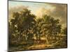 A Wooded Landscape, 1828 (Oil on Panel)-James Stark-Mounted Giclee Print