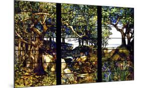 A Wooded Landscape in Three Panels, ca. 1905-Louis Comfort Tiffany-Mounted Giclee Print