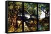 A Wooded Landscape in Three Panels-Louis Comfort Tiffany-Framed Stretched Canvas