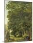 A Wooded Landscape (Oil on Paper on Panel)-Ramsay Richard Reinagle-Mounted Giclee Print
