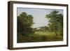 A Wooded Landscape with a Castle-Frederik Christian Kiaerskou-Framed Giclee Print