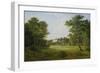 A Wooded Landscape with a Castle-Frederik Christian Kiaerskou-Framed Giclee Print