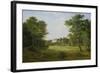 A Wooded Landscape with a Castle-Frederik Christian Kiaerskou-Framed Giclee Print