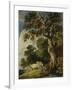 A Wooded Landscape with Cattle and Herdsmen-Gainsborough Dupont-Framed Giclee Print