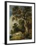 A Wooded Landscape with Cattle and Herdsmen-Gainsborough Dupont-Framed Giclee Print