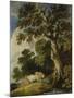 A Wooded Landscape with Cattle and Herdsmen-Gainsborough Dupont-Mounted Giclee Print