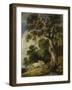 A Wooded Landscape with Cattle and Herdsmen-Gainsborough Dupont-Framed Giclee Print