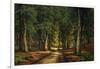 A Wooded Landscape with Deer-Carsten Henrichsen-Framed Giclee Print