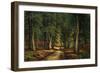 A Wooded Landscape with Deer-Carsten Henrichsen-Framed Giclee Print