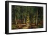 A Wooded Landscape with Deer-Carsten Henrichsen-Framed Giclee Print