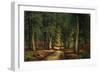 A Wooded Landscape with Deer-Carsten Henrichsen-Framed Giclee Print