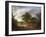 A Wooded Landscape with Peasants in a Country Waggon-Thomas Gainsborough-Framed Giclee Print