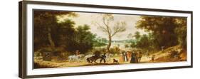 A Wooded Landscape-Sebastian Vrancx-Framed Giclee Print