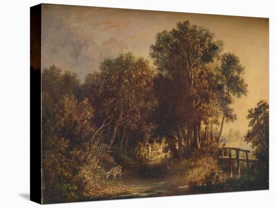 'A Wooded Lane', c1790-John Crome-Stretched Canvas