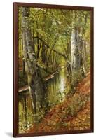 A Wooded River Landscape, 1893-Peder Mork Monsted-Framed Giclee Print