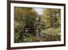 A Wooded River Landscape, 1909-Peder Mork Monsted-Framed Giclee Print