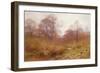 A Wooded River, Landscape Autumn watercolor-Henry Sutton Palmer-Framed Giclee Print