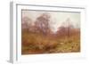 A Wooded River, Landscape Autumn watercolor-Henry Sutton Palmer-Framed Giclee Print