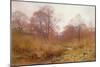 A Wooded River, Landscape Autumn watercolor-Henry Sutton Palmer-Mounted Giclee Print