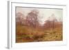 A Wooded River, Landscape Autumn watercolor-Henry Sutton Palmer-Framed Giclee Print