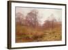 A Wooded River, Landscape Autumn watercolor-Henry Sutton Palmer-Framed Giclee Print