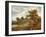 A Wooded River Landscape with a Sluice Gate-Jacob Isaaksz Ruisdael-Framed Giclee Print