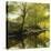 A Wooded River Landscape-Peder Mork Monsted-Stretched Canvas