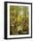 A Wooded River Landscape-Peder Mork Monsted-Framed Giclee Print