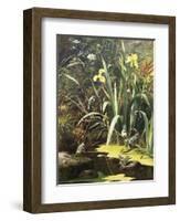 A Woodland Pool-Olaf August Hermansen-Framed Giclee Print